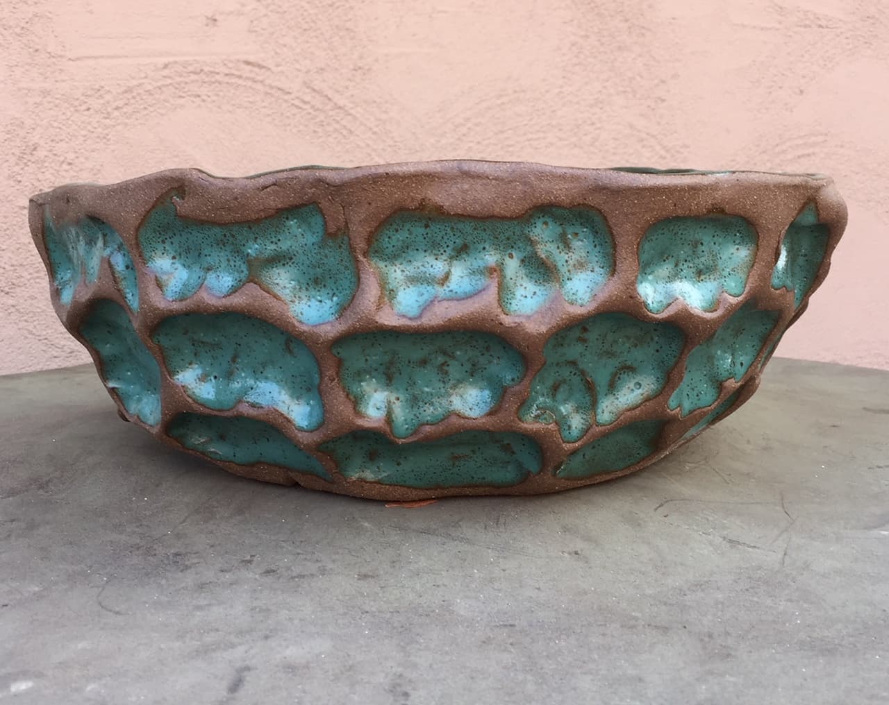 12" Azure Wave Planter