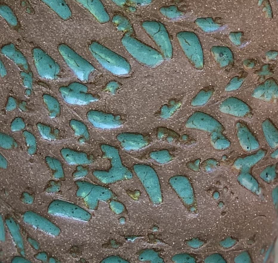 6" Azure Leaf Planter - Image 2