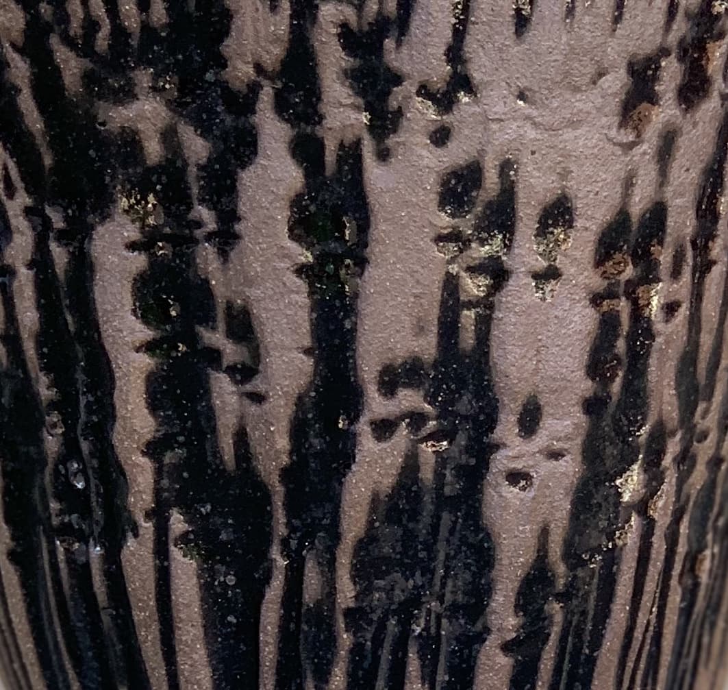 9" Black Bamboo Planter - Image 2