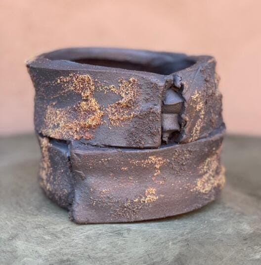 7" Dark Borrego Barrel Planter