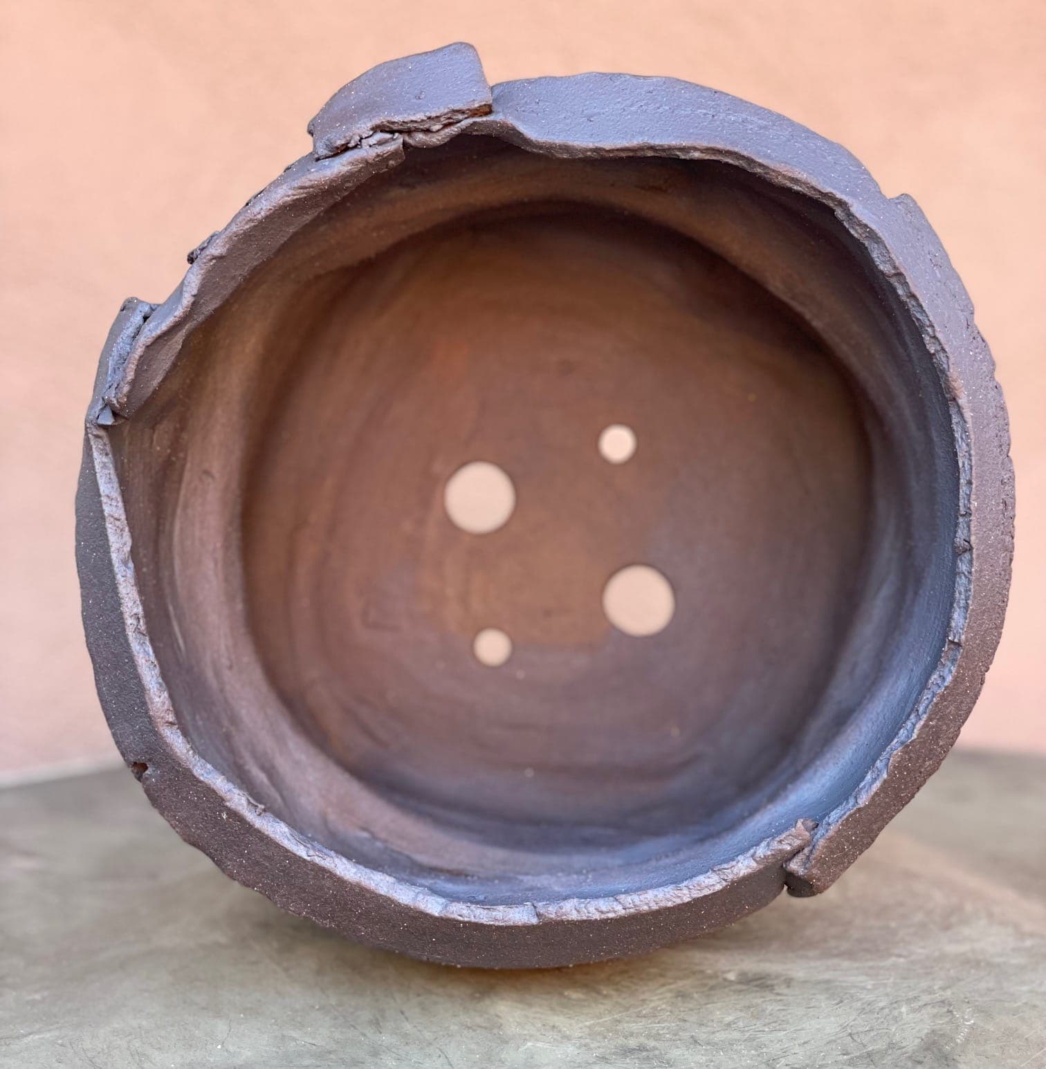 10" Dark Barrel Planter - Image 3