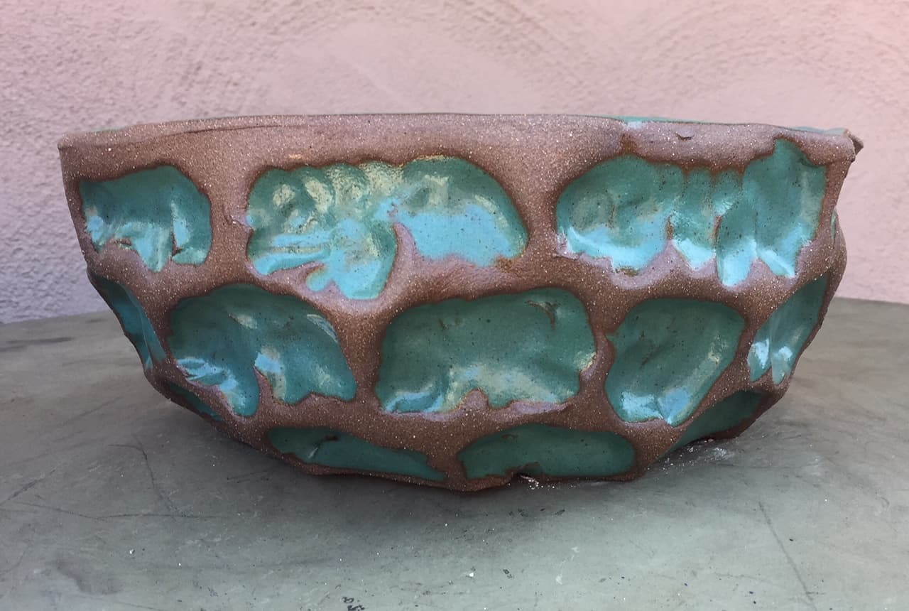 9" Azure Wave Planter