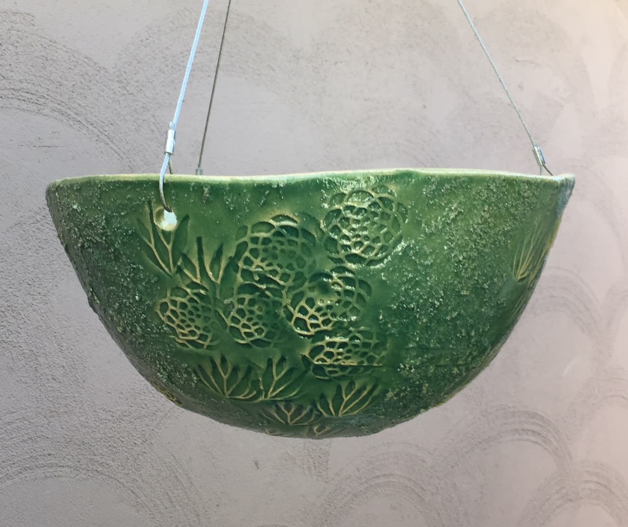 12" Spring Botanic Hanging Planter
