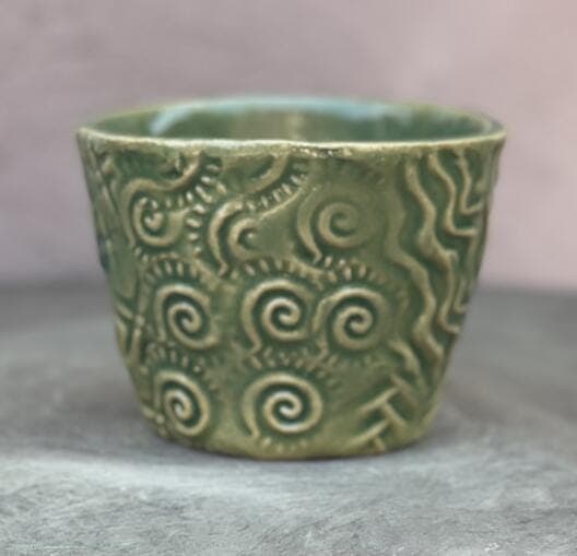 4" Spring Mosaic Planter