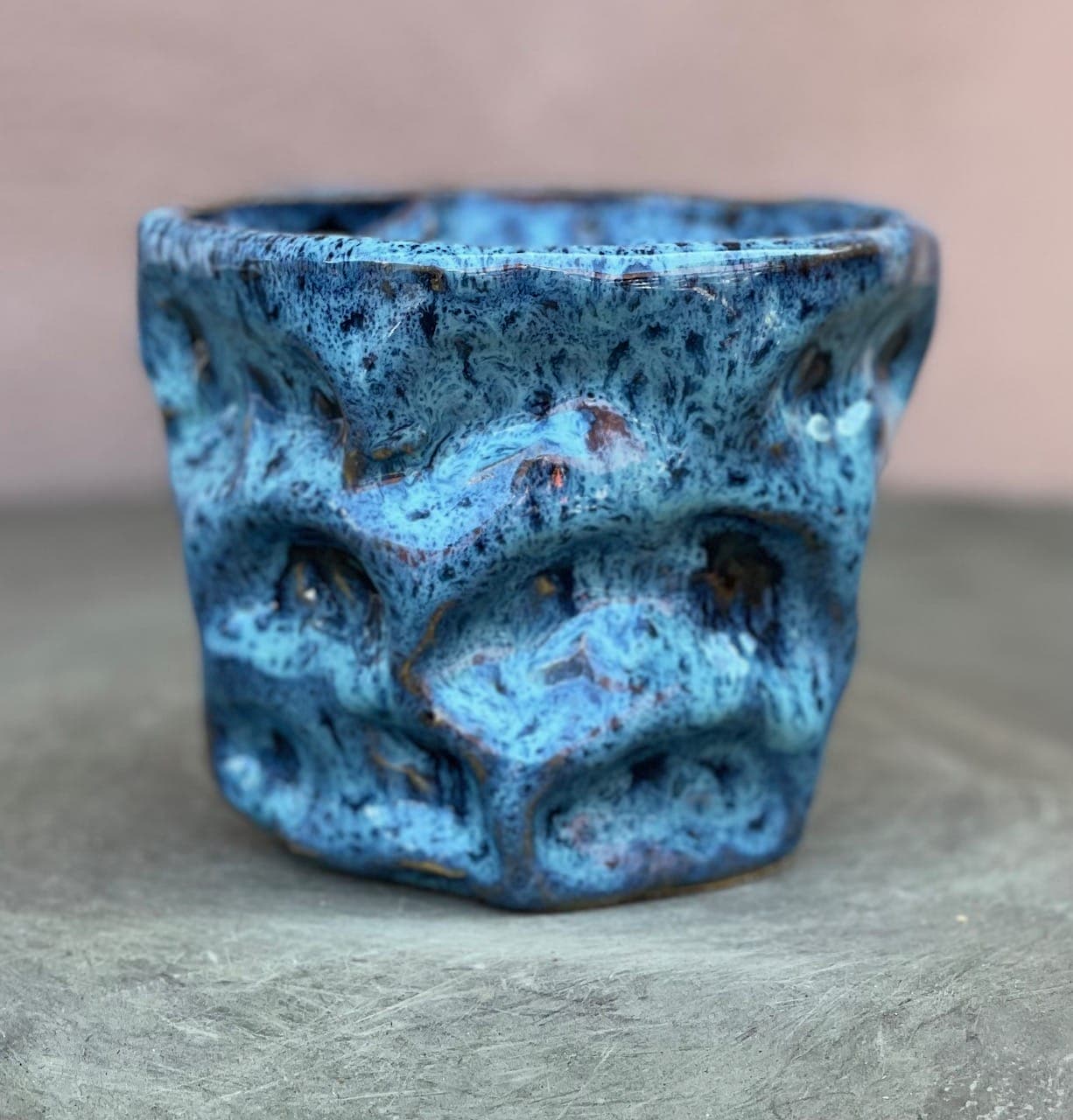 4" Night Sky Wave Planter