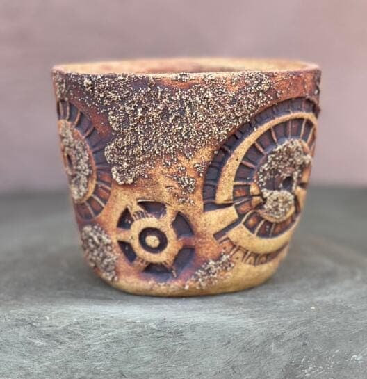 4" Organic Fossil Planter