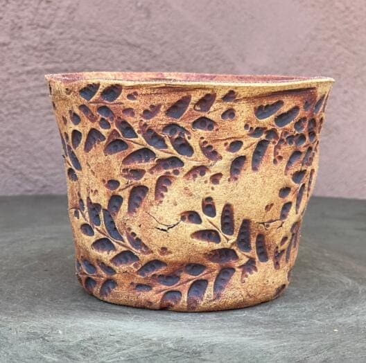 4" Organic Leaf Planter