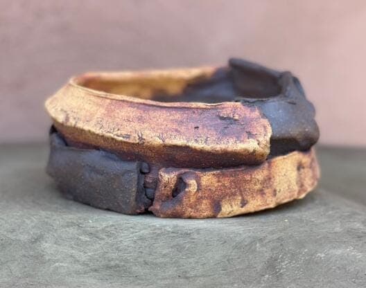 4" Two Tone Barrel Planter