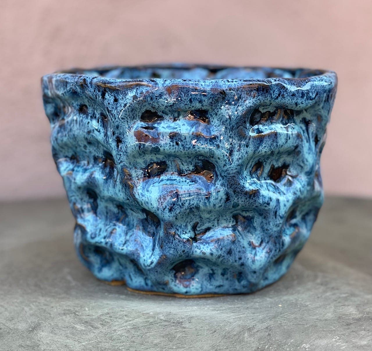 7" Night Sky Wave Planter