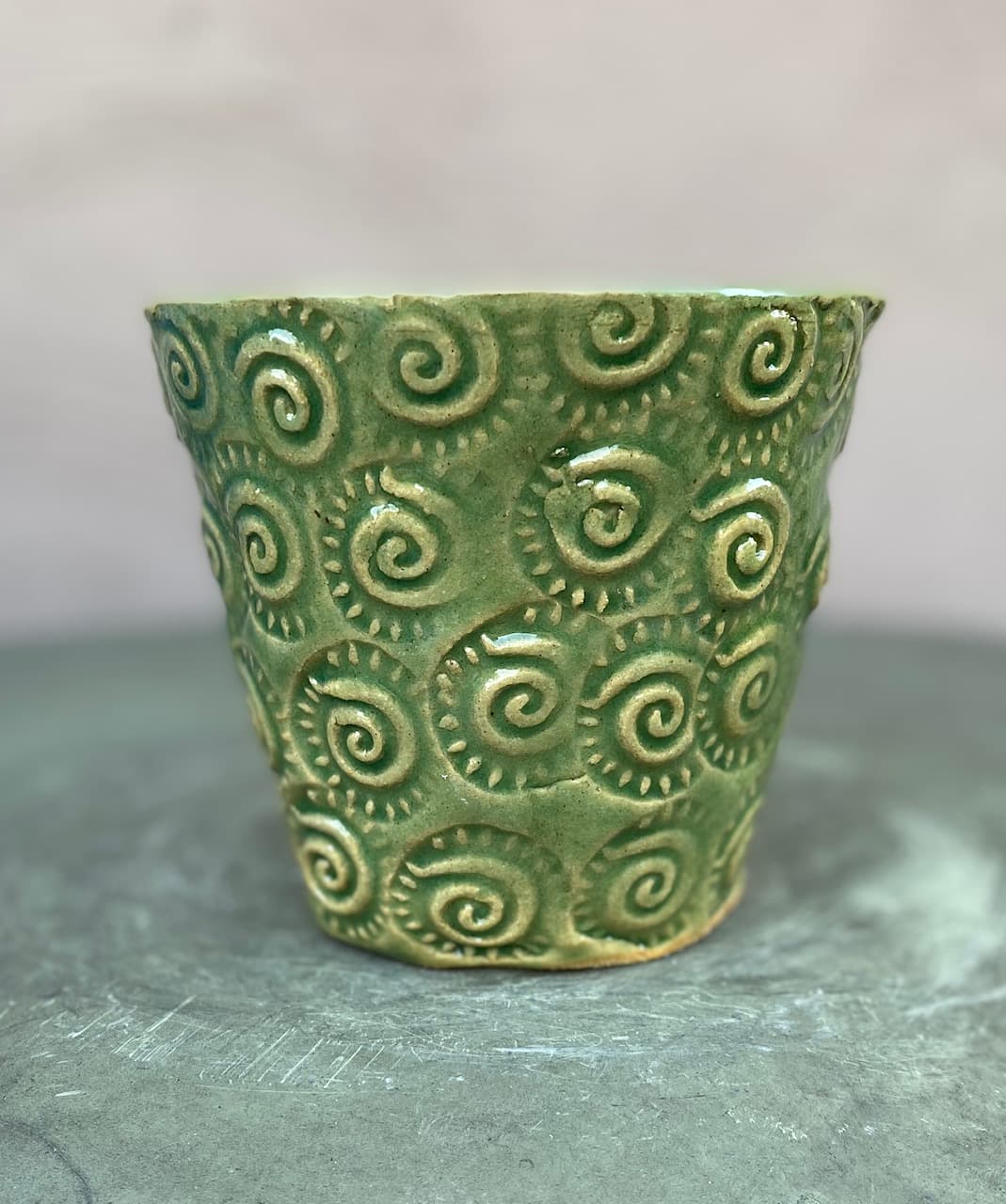 5" Spring Swirl Planter