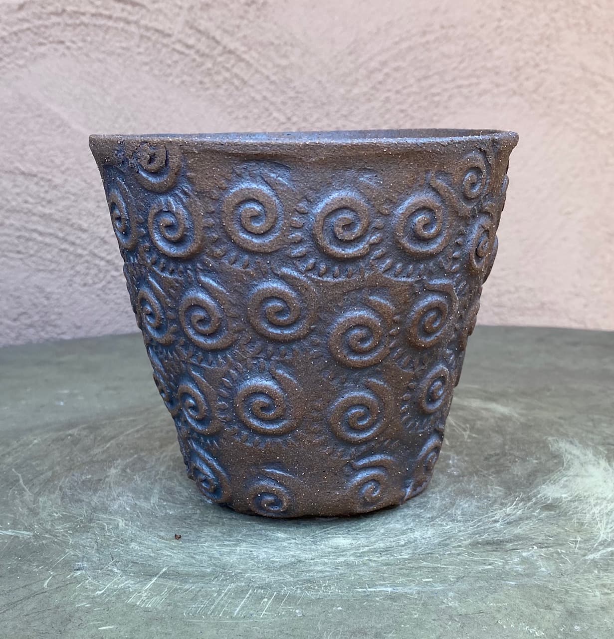 5" Dark Swirl Planter