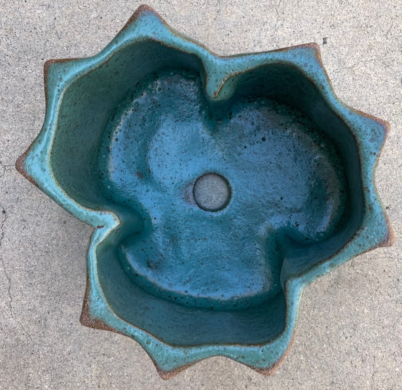 6" Azure Extruded Planter - Image 2