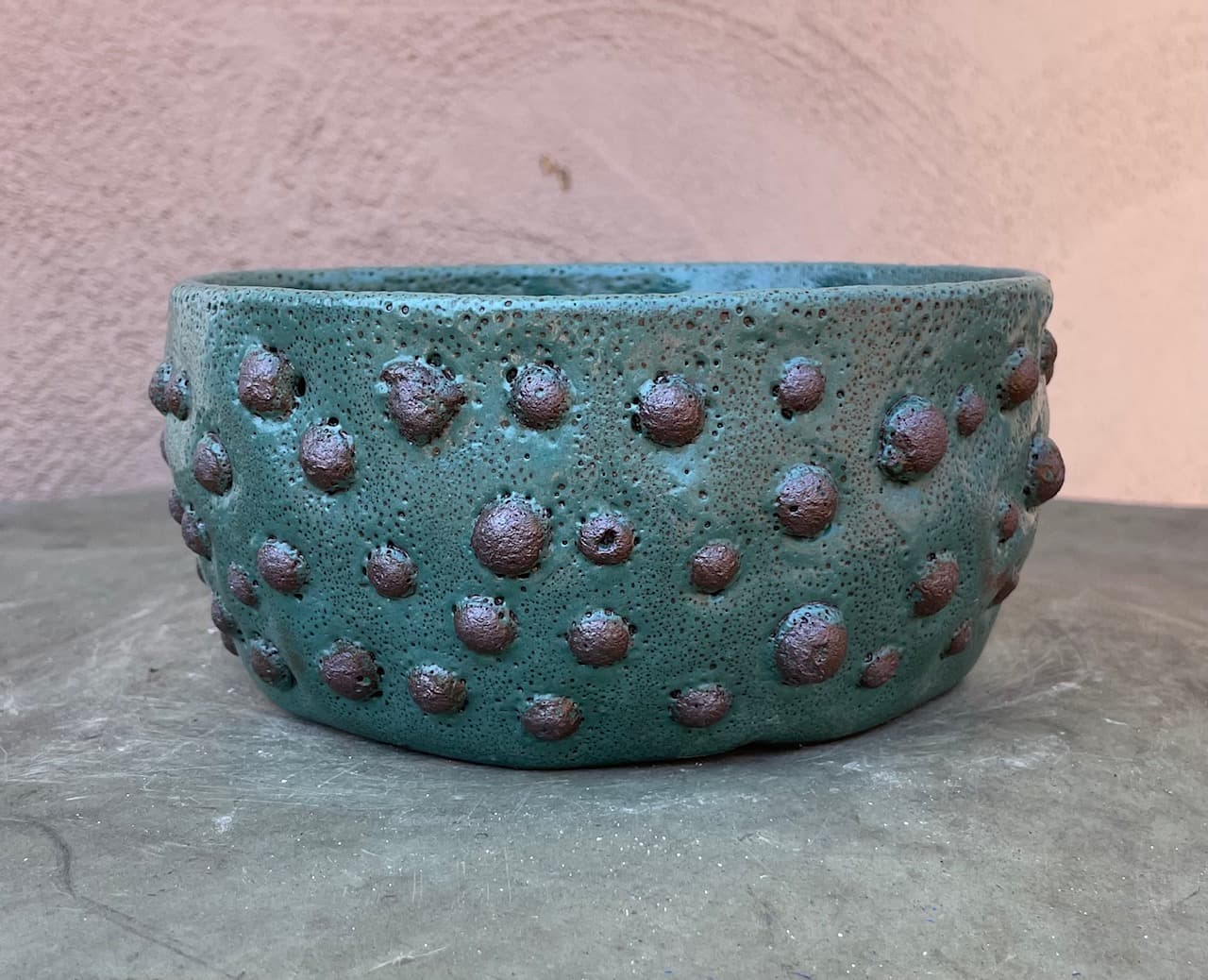 6" Azure Moonstone Planter