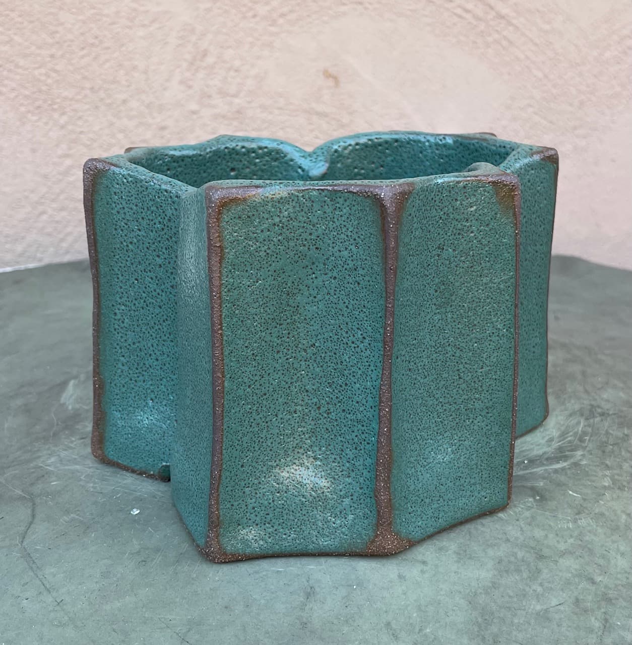 6" Azure Extruded Planter