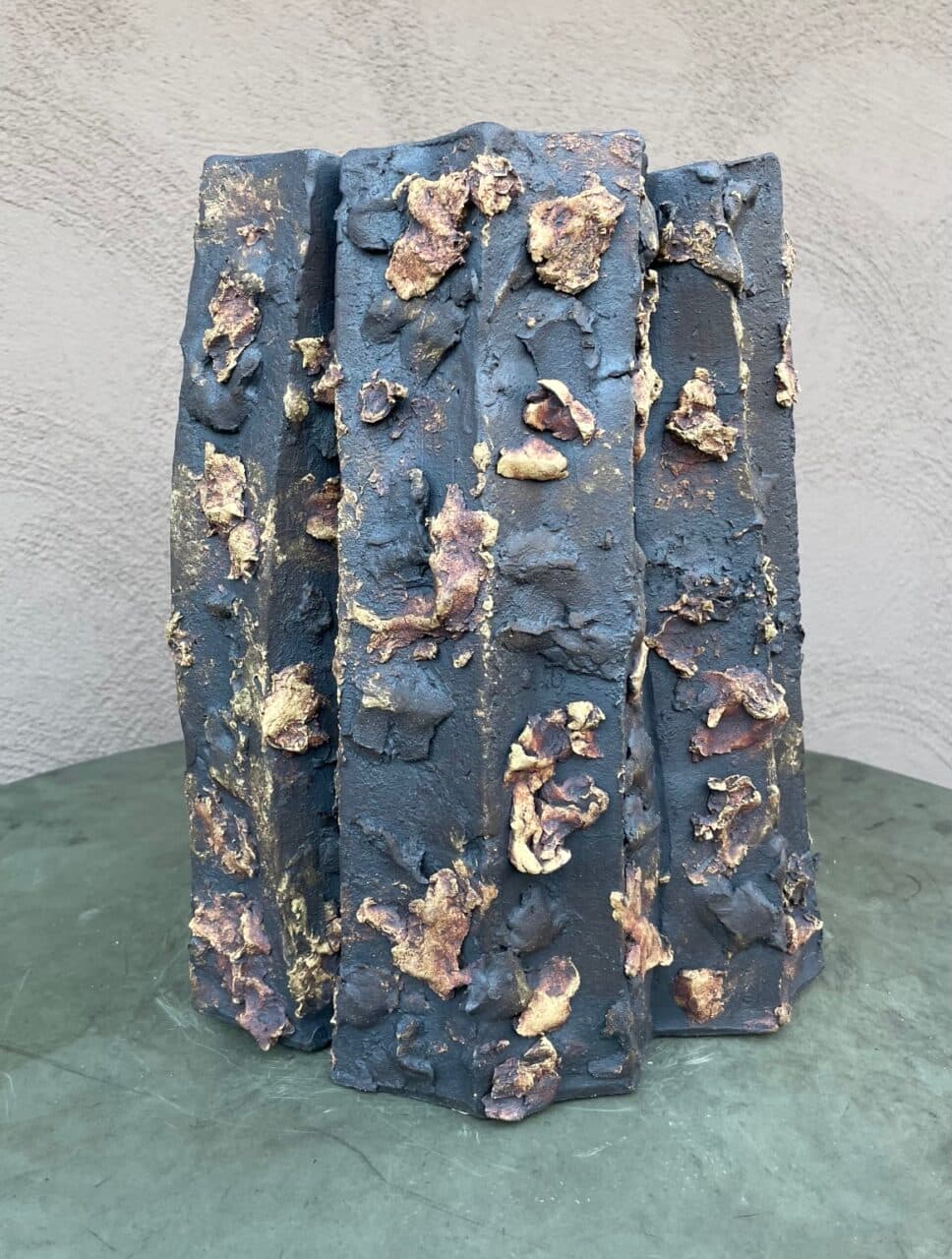 13" Volcanic Extruded Planter
