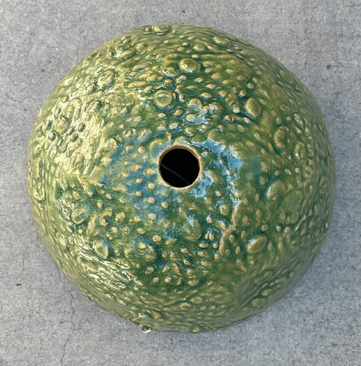 9" Spring Green Cosmos Hanging Planter - Image 2