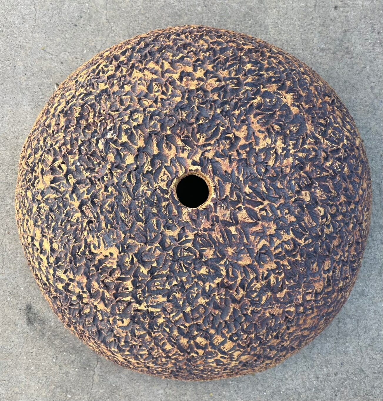 12" Vertical Bark Hanging Planter - Image 2