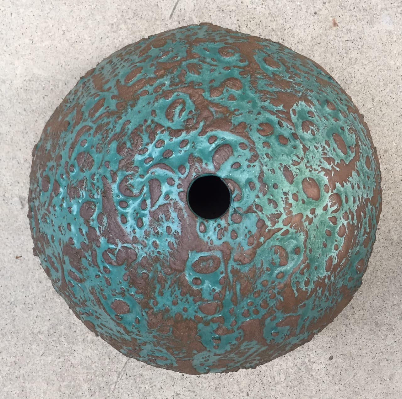 9" Azure Cosmos Hanging Planter - Image 3