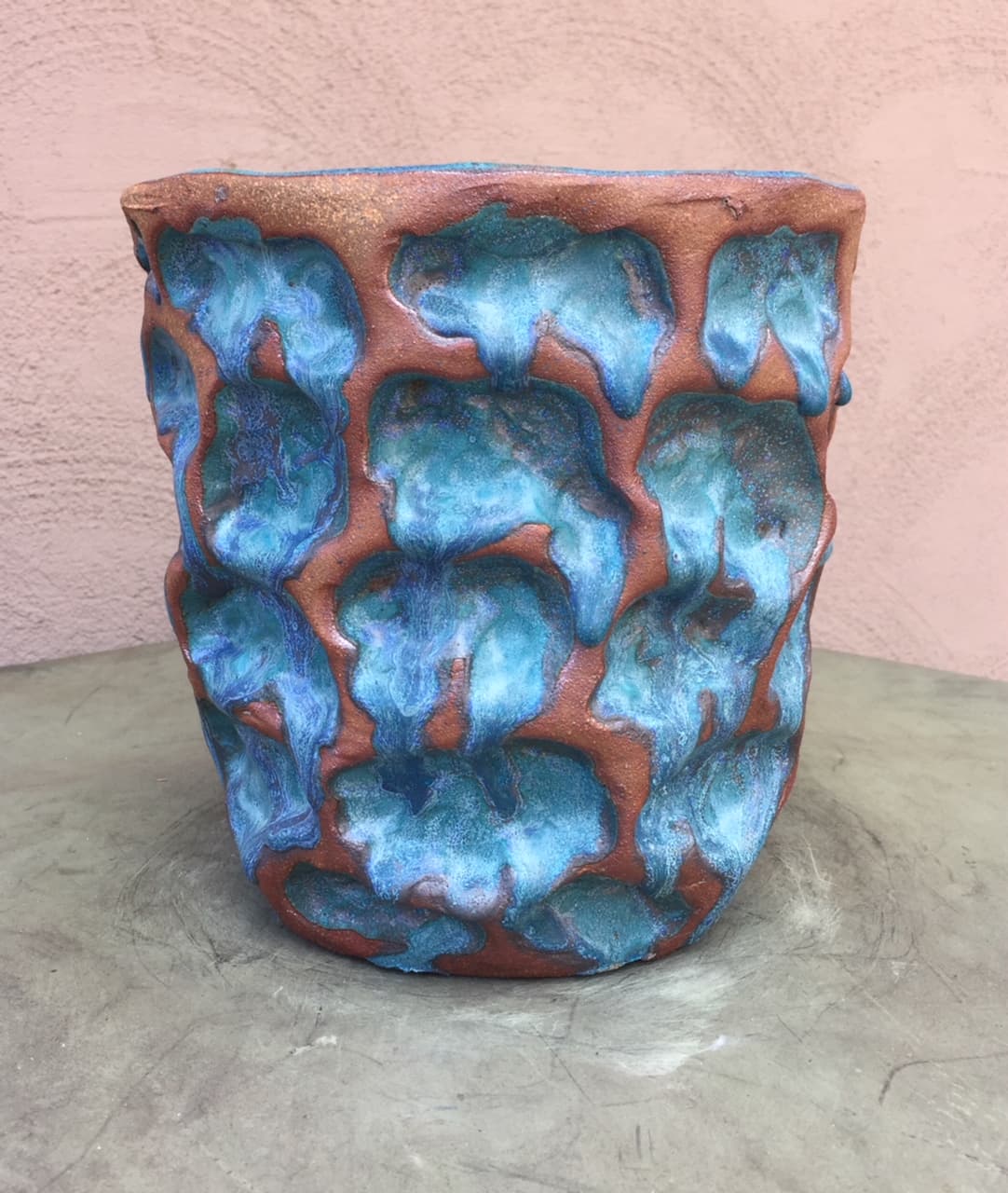 8" Coral Reef Wave Planter
