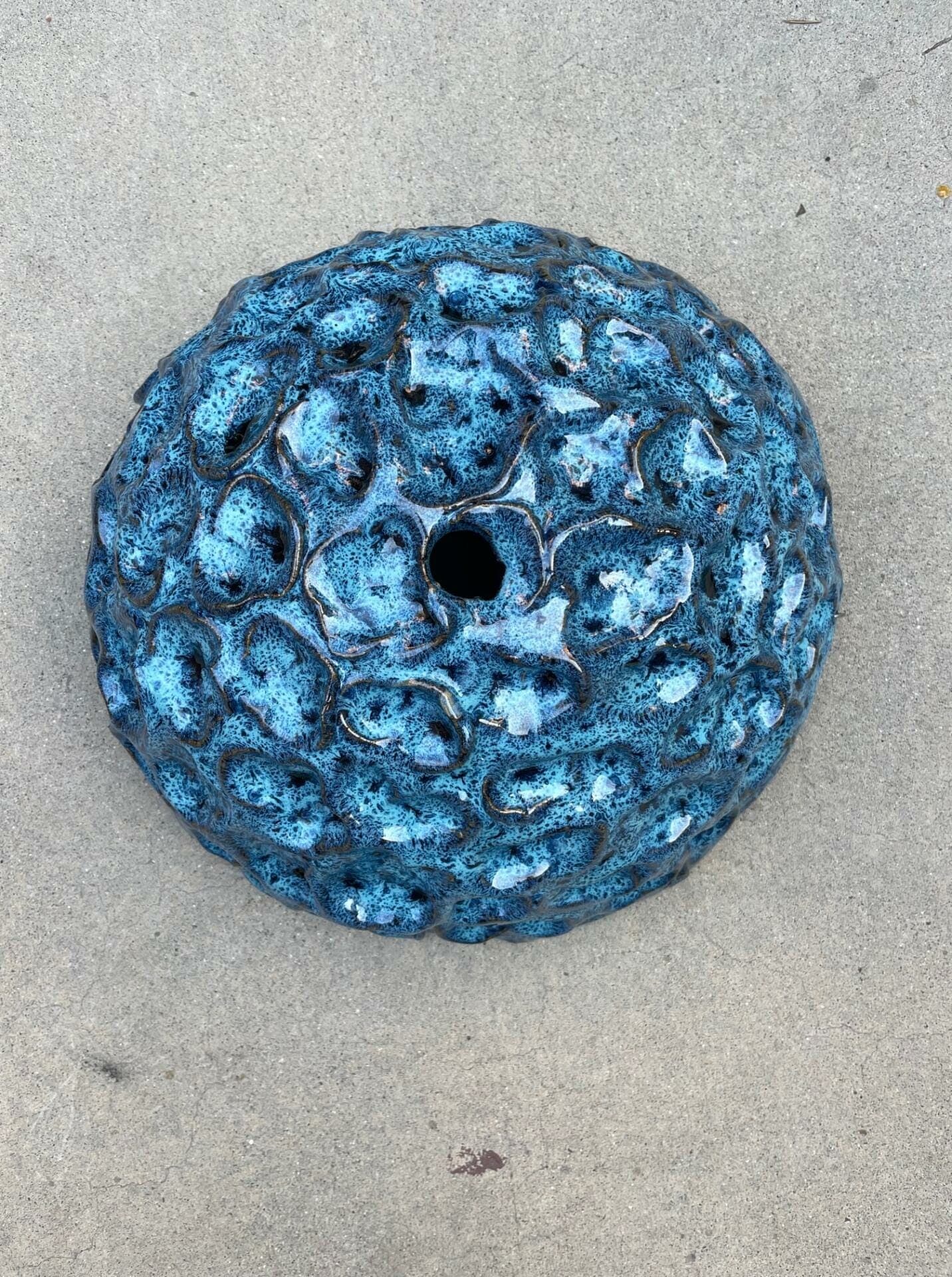 12" Night Sky Wave Hanging Planter - Image 3